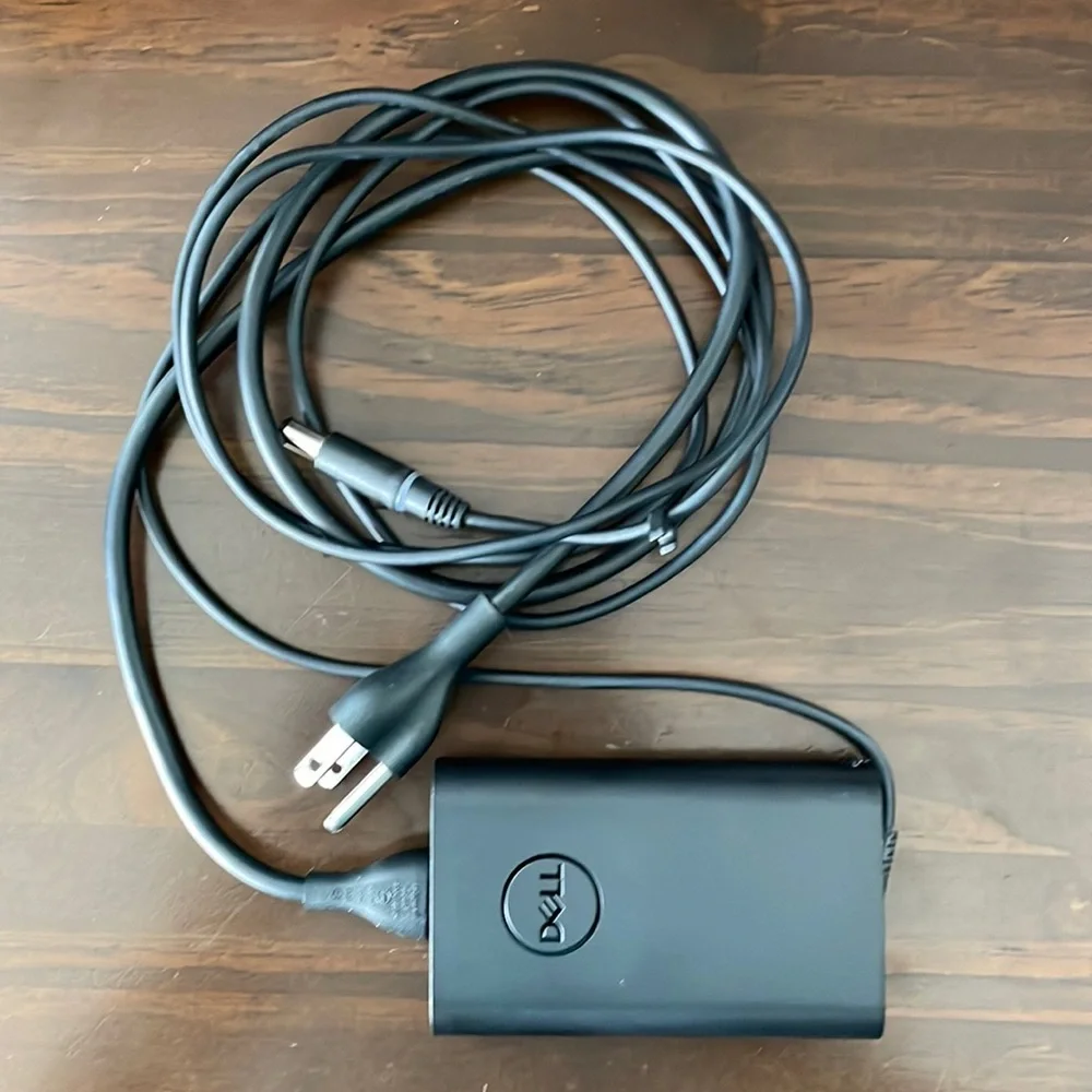 Dell Slim Power Adapter - 65-Watt 7.4mm with 1 Meter Power Cord & AC Duckhead
